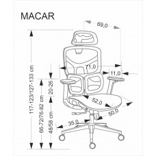 Biroja krēsls MACAR